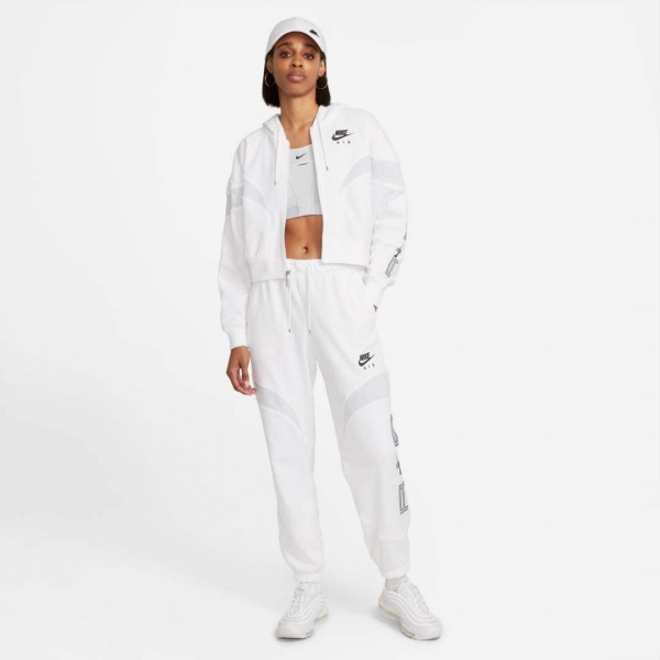 Джемпер Nike W NSW AIR FLC GX FZ HOODIE DD5447-100 р. OS білий