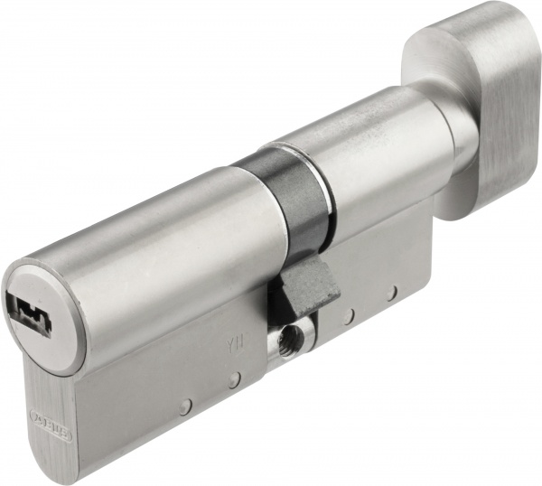 Цилиндр Abus KD15 40x30 ключ-вороток 70 мм матовый никель 2240631705013