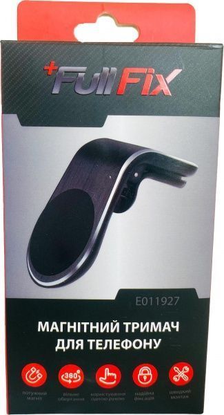 Тримач для мобільного телефона FullFix магнітний ЕО11907 чорний