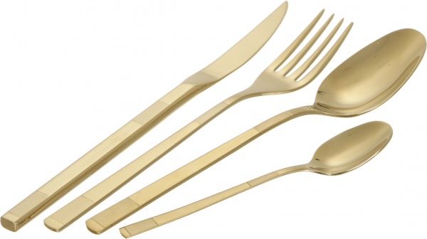 Набір столових приборів Capri Titanium Gold 24 предмета на 6 персон