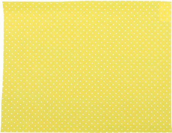 Фетр з принтом Горох жовтий 1 мм, 42,5x33 см
