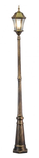 Ліхтарний стовп Інтерклас Реал II E27 60 Вт антична бронза 8025SF 