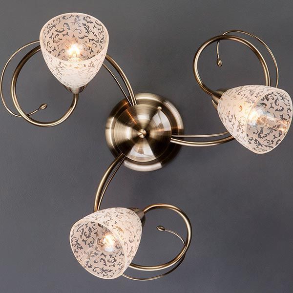 Люстра стельова Strotskis Natalie 3x40 Вт E14 хром 30130/3 