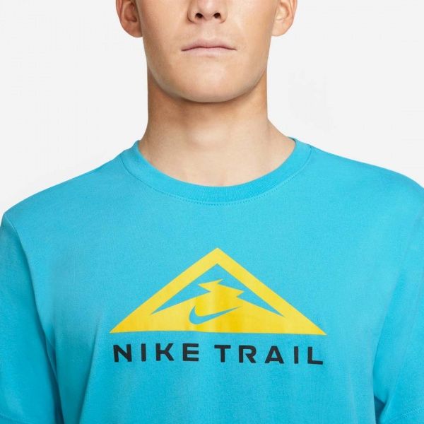 Футболка Nike U NK DF TEE SS TRAIL CZ9802-447 р.2XL блакитний