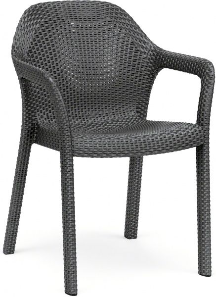 Стул пластиковый Lechuza 10903 серый 