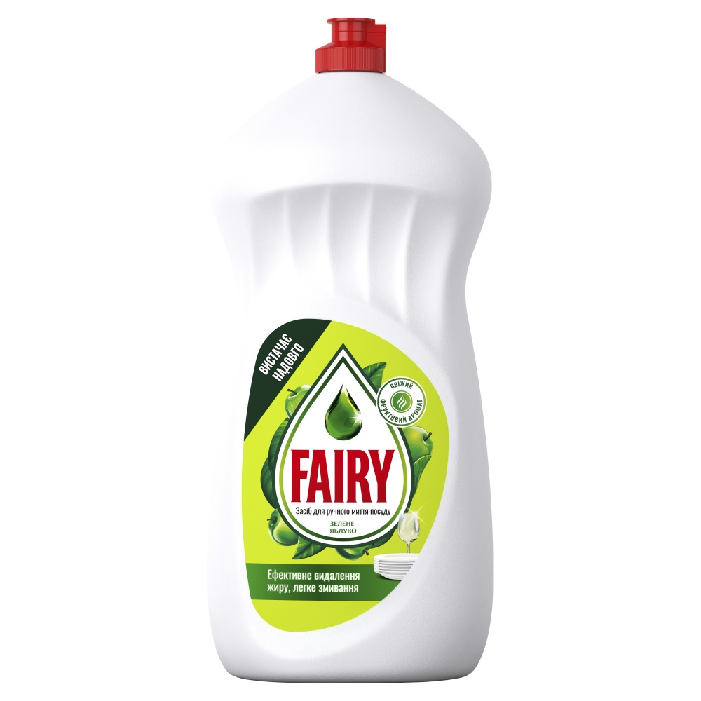 Средство для ручного мытья посуды Fairy Зеленое яблоко 1,5л