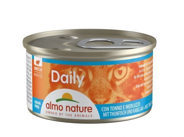 Консерва Almo Nature Daily Menu Cat з тунцем і тріскою 85 г