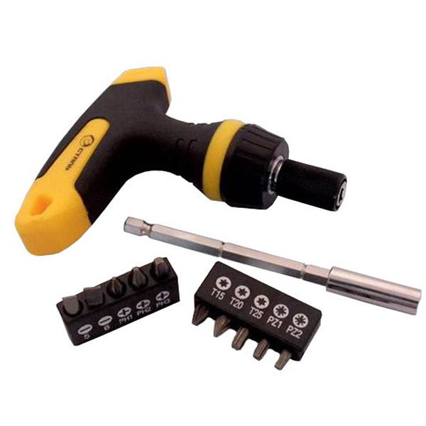 Викрутка реверсивна 12 в 1 Сталь 44025