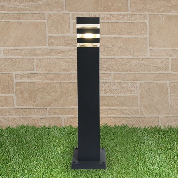 Ліхтарний стовп Strotskis 1550 Techno E27 60 Вт IP54 чорний 