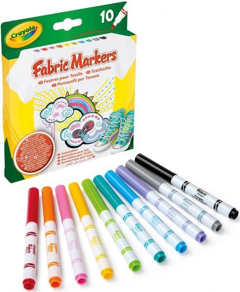 Набір фломастерів Crayola для малювання на тканині