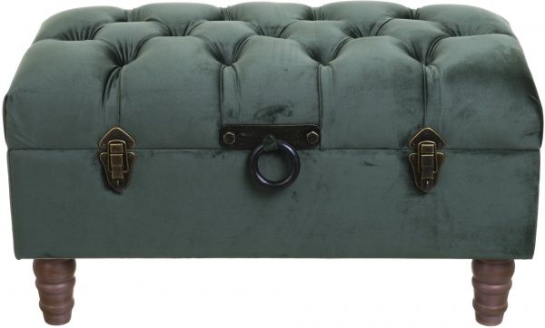 Сундук-пуф Shic B изумрудный, 71,5х37х36,5 см велюр 