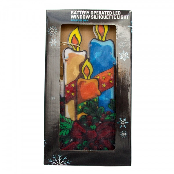 Декорація новорічна Девілон Свіча 25х13,5 см 640294 