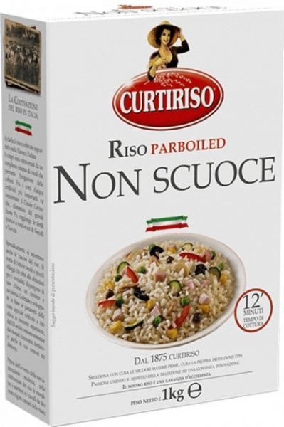 Рис Curtiriso™ для салатов пропаренный 1 кг 