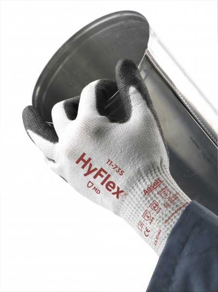 Перчатки Ansell HyFlex с покрытием полиуретан L (9) 11-735-9