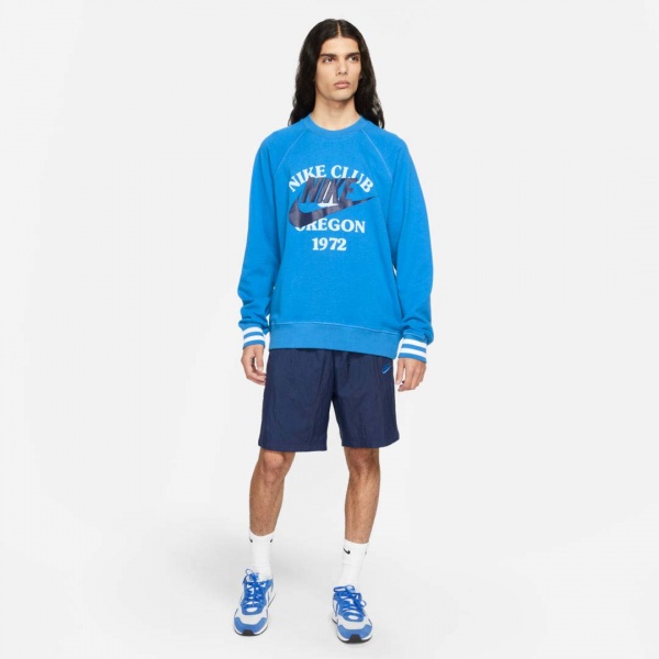 Світшот Nike M NSW TREND FT CREW DD6165-435 р. S блакитний