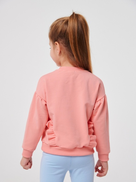 Свитшот для девочки Smil р.98 коралловый 