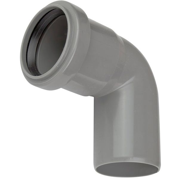 Колено Wavin Ekoplastik d32x88°