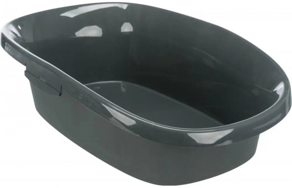 Туалет Trixie для кошек Be Eco Carlo с рамкой серый 58 х 38 х 17 см 40212