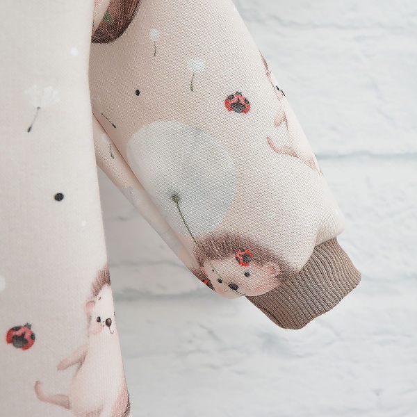 Человечек для девочки Blanka Ежик р.74 бежевый 110371 