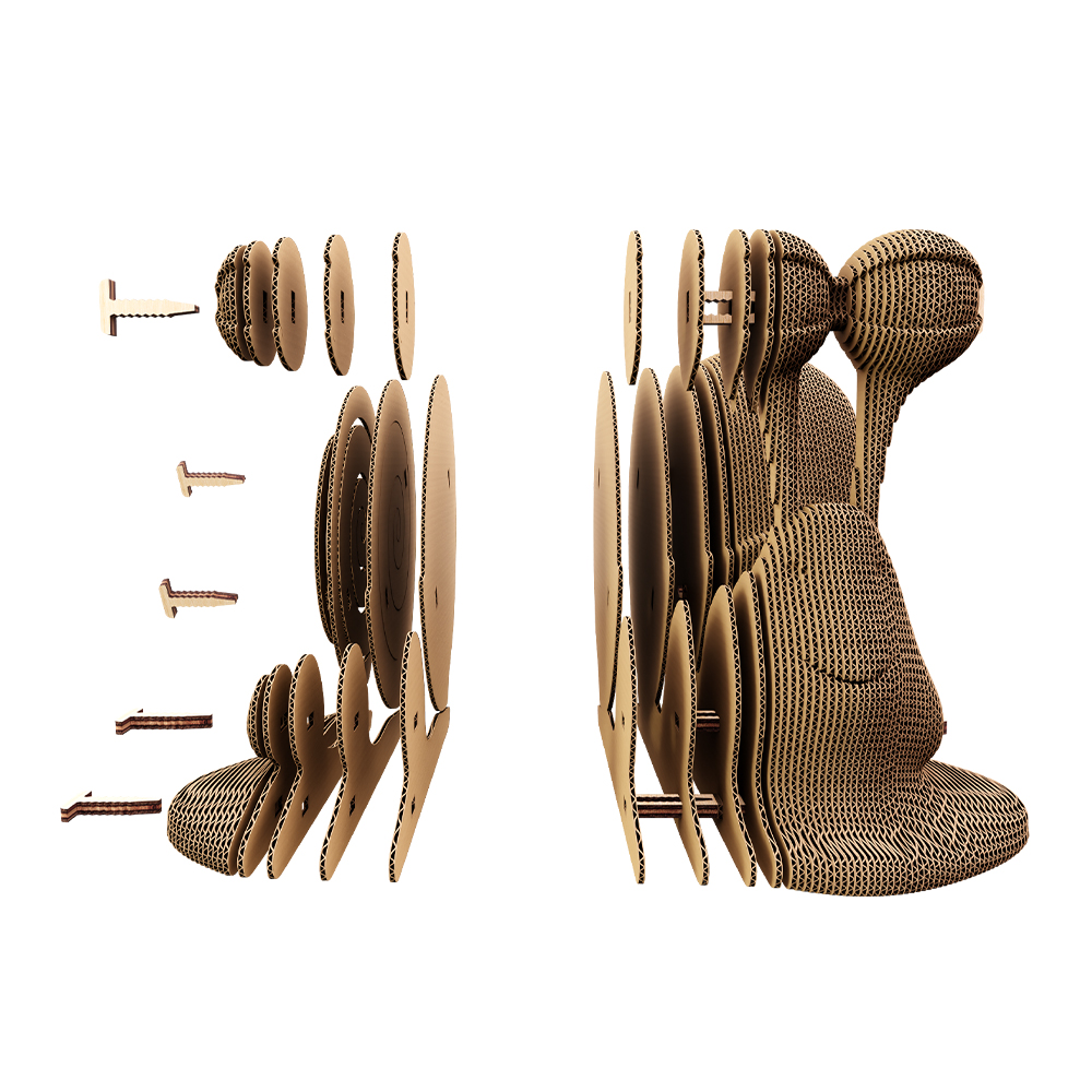 Конструктор картонный Cartonic 3D Puzzle SNAIL CARTSNAIL