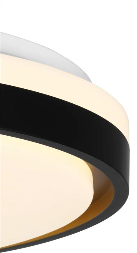 Светильник потолочный Sensio AGATA с пультом 60 Вт белый с черным 3000-6500 К LED-SENS-AGATA-60