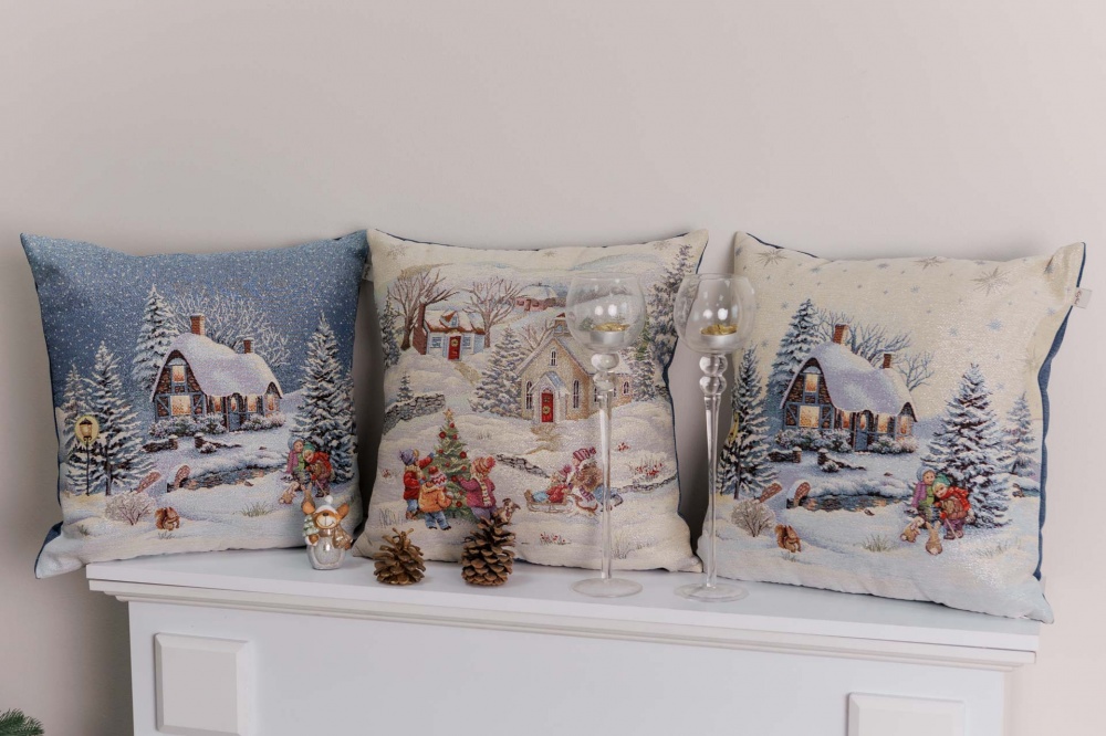 Подушка декоративна Святковий день 45x45 см La Nuit