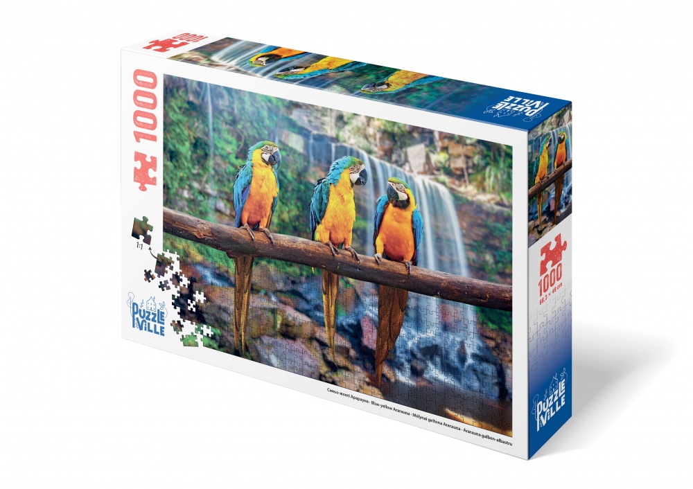 Пазл PUZZLEVILLE Сине-желтый Арараун 1000 элементов PZL1000_4