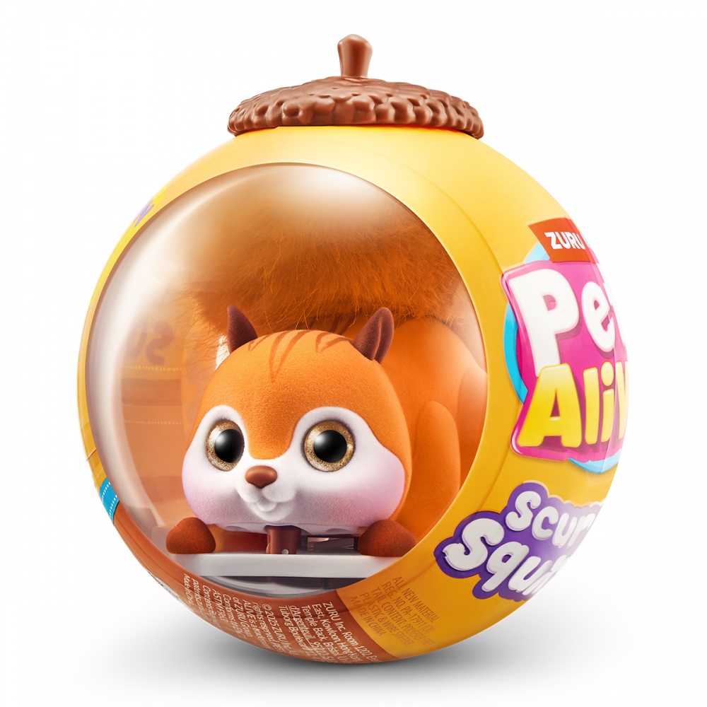 Іграшка інтерактивна Pets & Robo Alive S1 Білочка помаранчевий 9565A