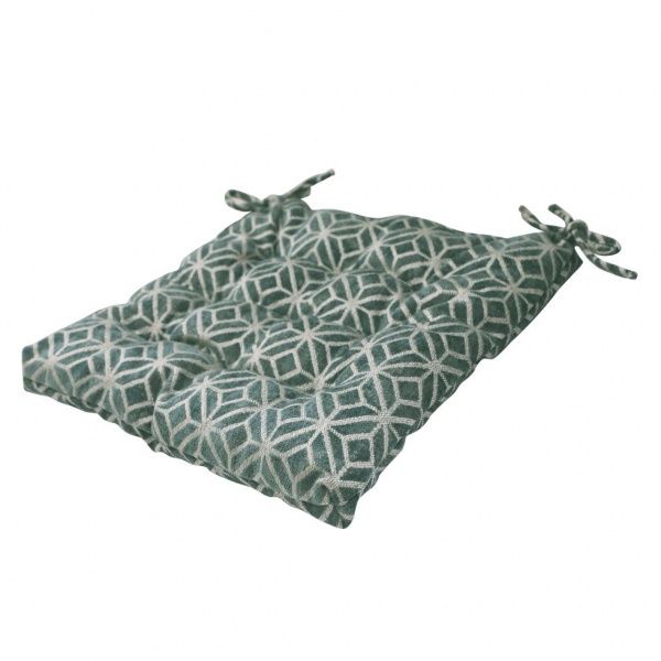 Подушка на стілець аквамарин Motiff Jazz02 Decora textile