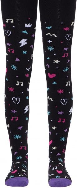 Колготки дитячі Conte-Kids Sof-Tiki 7С-38СП 518 р.128-134 чорний 