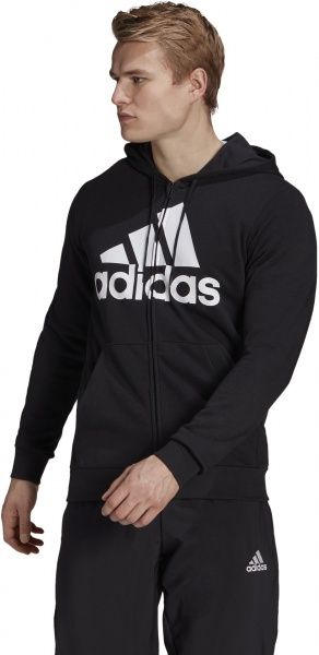 Джемпер Adidas M BL FT FZ HD GK9044 р. M чорний