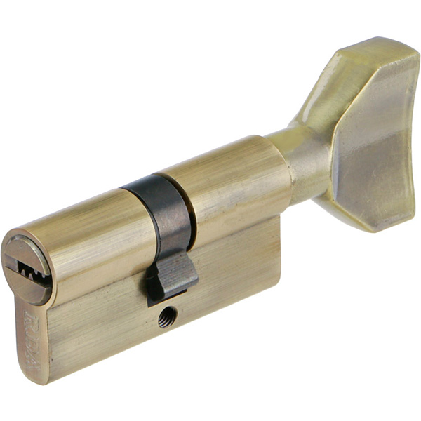 Цилиндр RDA 30/30 60 мм поворотный античная латунь