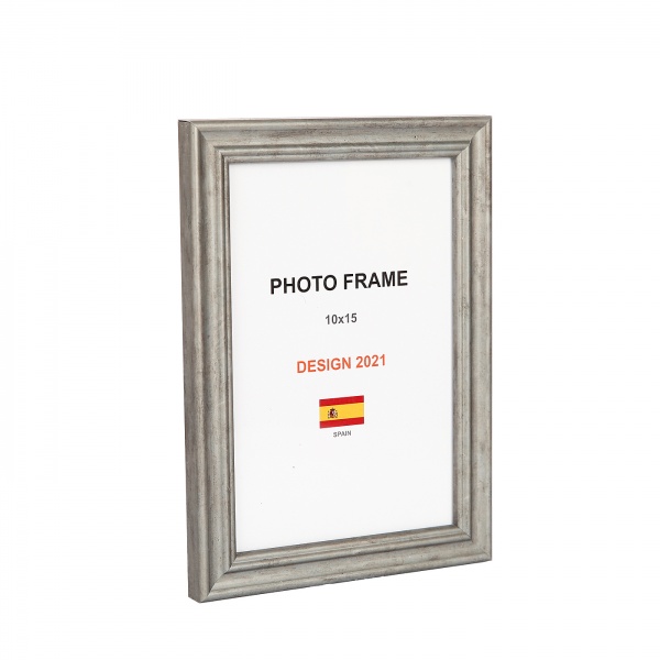 Рамка для фото 1 фото 10x15 см серый бетон 