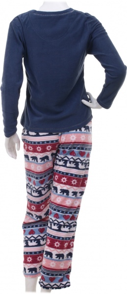 Костюм домашний женский La Nuit Home Christmas Bear р. XL синий с принтом 