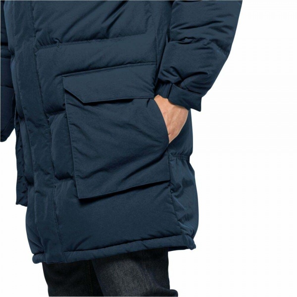 Пуховик Jack Wolfskin ALEX LONG DOWN JKT M 1207251_1383 р.XXL синий