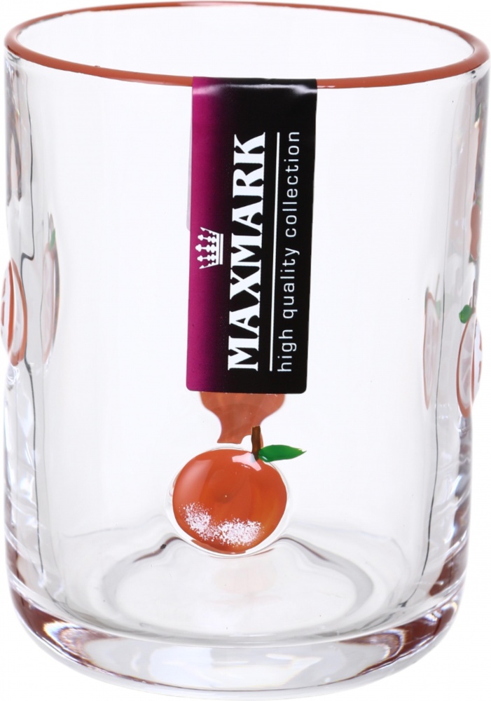 Стакан для воды Maxmark Orаnge 400 мл 1 шт.