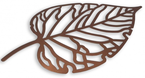 Підставка під гаряче Листя бронза 22x38 см