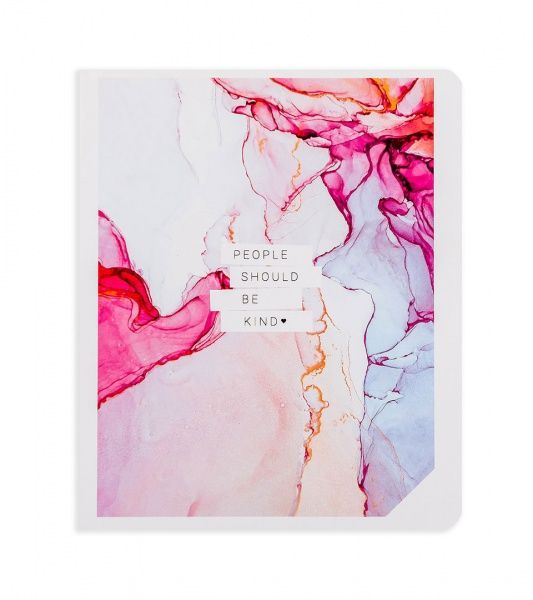 Комплект зошитів Люди повинні бути добрішими 48 аркушів у клітинку золото 10 шт. Поділля