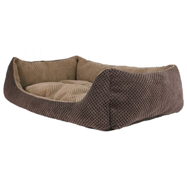 Лежак FX home Armando Brown коричневий 65х50х18 см