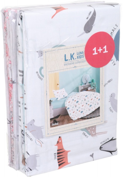 Комплект постельного белья NANTONG розовый с рисунком