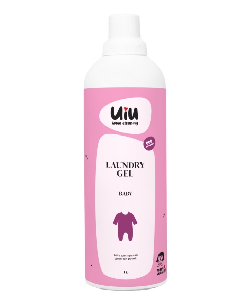 Гель для стирки для машинной и ручной стирки UIU Baby 1 л 