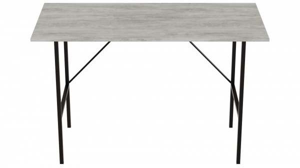 Стіл Time Тайм 1200x600x16 мм урбан лайт/чорний 