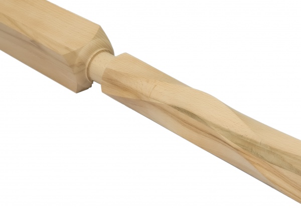 Балясина букова фрезерована Тип-004 55х55х900 мм