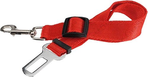 Ремень базпекы для собаки в автомобиль арт.1168 Стреппин красный ТрендБай красный