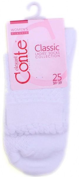 Шкарпетки ESLI CLASSIC 055 р. 25 білий 