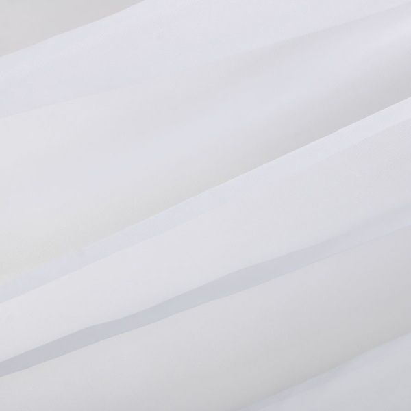 Ткань тюлевая Вуаль 300 см ваниль 