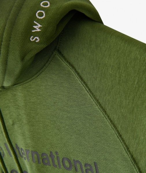 Джемпер Nike M NSW SWOOSH HOODIE PO FT CJ4863-326 р. M зелений