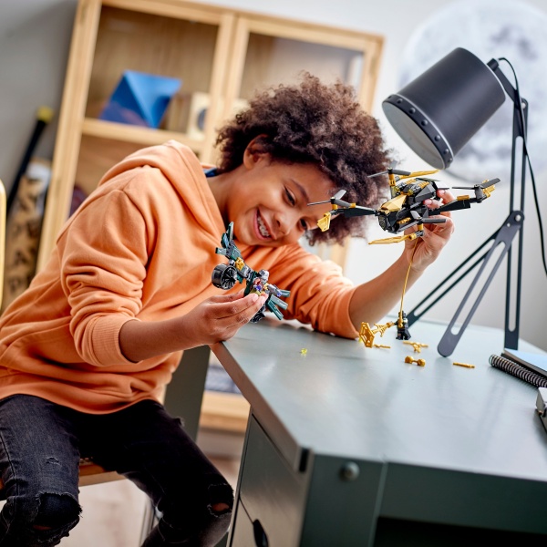 Конструктор LEGO Super Heroes Marvel Двобій дронів Людини-Павука 76195