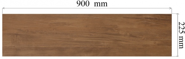 Плитка Cifre Джаст Кастаньо 225x900 мм