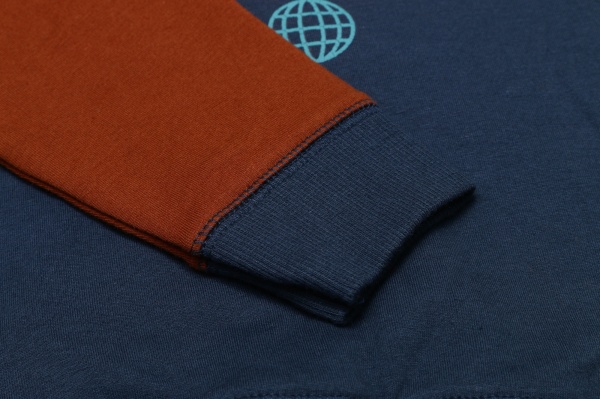 Джемпер для мальчика NWM р.134 синий с коричневым U44157-1 